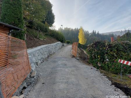 Izgradnja opornega zidu Markovo (3)